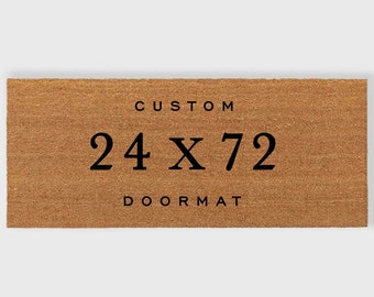 Waterproof Personalized Door Mat - Customized Welcome Mat