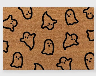 Ghost Doormat,Ghosts Doormat,Halloween Doormat,Halloween Porch Decor,Fall Doormat,Fall porch decor,Hey There Pumpkin doormat,Halloween Decor