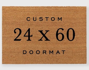 Infinity Custom Mats™ All-Weather Personalized Door Mat - STYLE: MONOG 