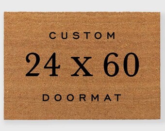 Infinity Custom Mats™ All-Weather Personalized Door Mat - STYLE: MONOG 