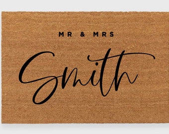 Mr and Mr doormat, Gay Wedding gift, Gifts for gay couple,Mrs and Mrs doormat, Wedding gifts for gay couple,Custom Doormat,Gay gifts for men