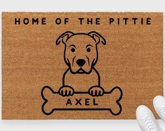 Pitbull doormat,Pitbull door mat,Pitbull art,Pitbull mom, Pitbull gifts, Pitbull gifts, Custom Dog doormat, Show me your pitties Pitbull dad