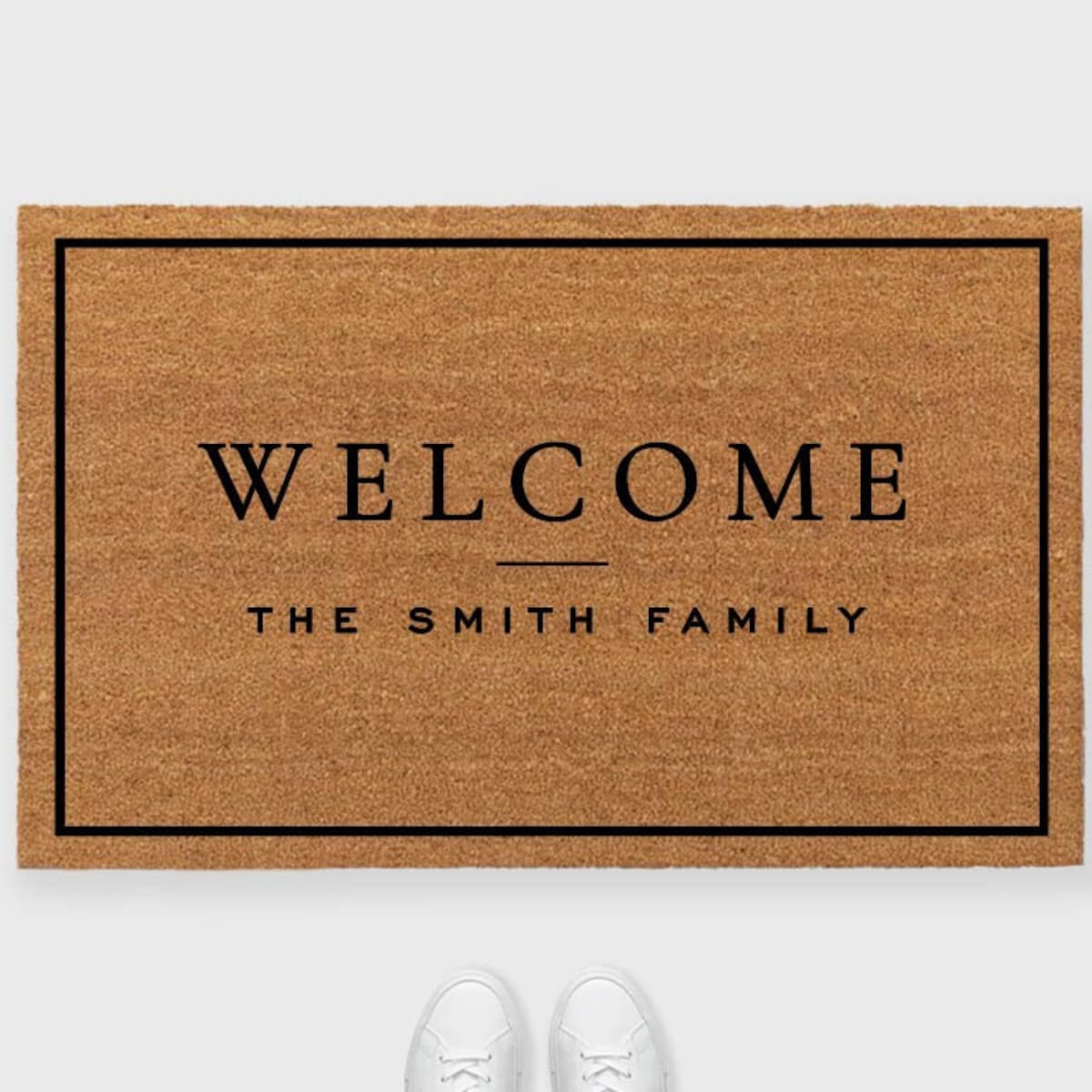 Custom Welcome Doormat - The Roe Family