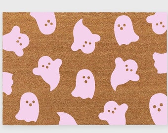 Ghosts Halloween Doormat,Pastel Halloween Doormat,Boo Ghost Doormat,Ghost Decor,Halloween Doormat,Ghosts Doormat,Pastel Halloween Decor