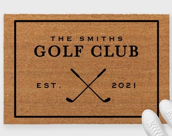 Golf Doormat,Golf Club doormat, Golf door mat, Golf Gifts for Men, Golf Home Decor,Golf Sign,Golf Gifts for Dad,Golf Gifts for Fathers Day,