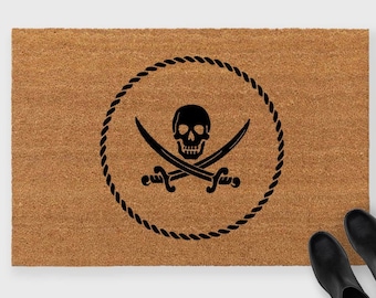 18H X 27W Indoor Rug or Outdoor Welcome Mat 18x27 Doormat Multicolor Caroline's Treasures BB5345MAT Skeleton Skull Pirate Door Mat 18H X 27W Indoor Rug or Outdoor Welcome Mat 18x27 Doormat Multicolor Caroline's Treasures BB5345MAT Skeleton Skull Pirate Door Mat