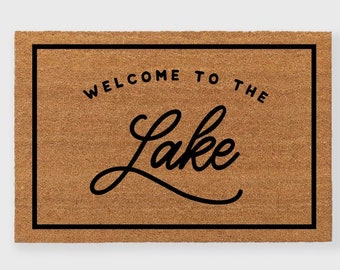 Lake Life Doormat,Welcome to the Lake doormat,Lake house Doormat,Probably at the Lake Doormat,Lakehouse Doormat,Lake house Decor, Lake Life
