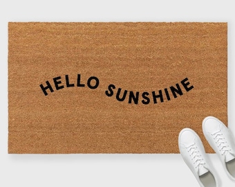 Hello Sunshine doormat,Sunny Days Doormat,Spring doormat,Spring door mat,Spring door decor,Spring door mat outdoor,Spring decor for porch,
