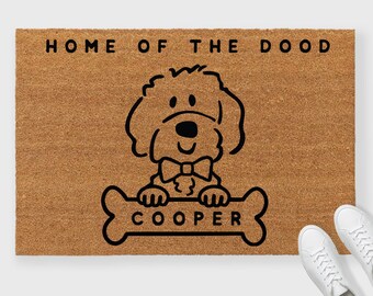 Custom Doodle Mat, Doodle doormat, Goldendoodle Doormat, Labradoodle Doormat, Goldendoodle Gifts, Doodle doormat,Goldendoodle Art,Doodle Mom