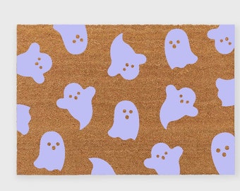 Ghosts Halloween Doormat,Pastel Halloween Doormat,Boo Ghost Doormat,Ghost Decor,Halloween Doormat,Ghosts Doormat,Pastel Halloween Decor