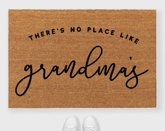 Personalized grandparent gifts,Theres no place like grandmas, Grandparent gifts, Grandmother gift,Gifts for Nana, Personalized grandma gifts