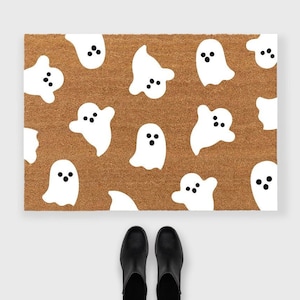 Ghosts Halloween Doormat,Boo Ghost Doormat,Ghost Decor,Halloween Doormat,Ghost Doormat,Halloween Porch Decor,Fall Doormat,Halloween Decor