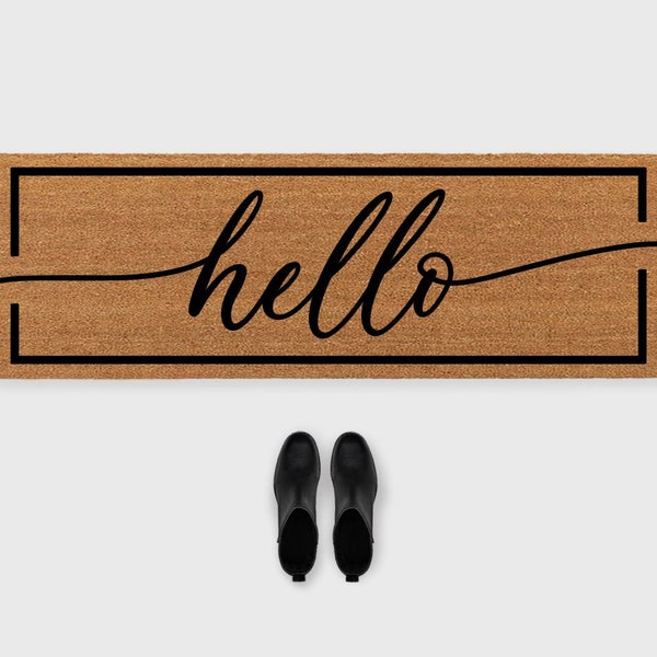 Hello Doormat Etsy