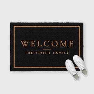 Welcome Doormat,Custom Welcome Mat,Welcome Personalized Name Doormat,Personalized Doormat,Custom Doormat,Extra Large Doormat,Large Doormat