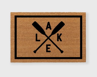 Lake House Doormat,Lake Paddle Doormat,Lake Decor,Nautical Doormat,Beach House Doormat,Lake House Doormat,Lake Life,Lake House Decor Doormat