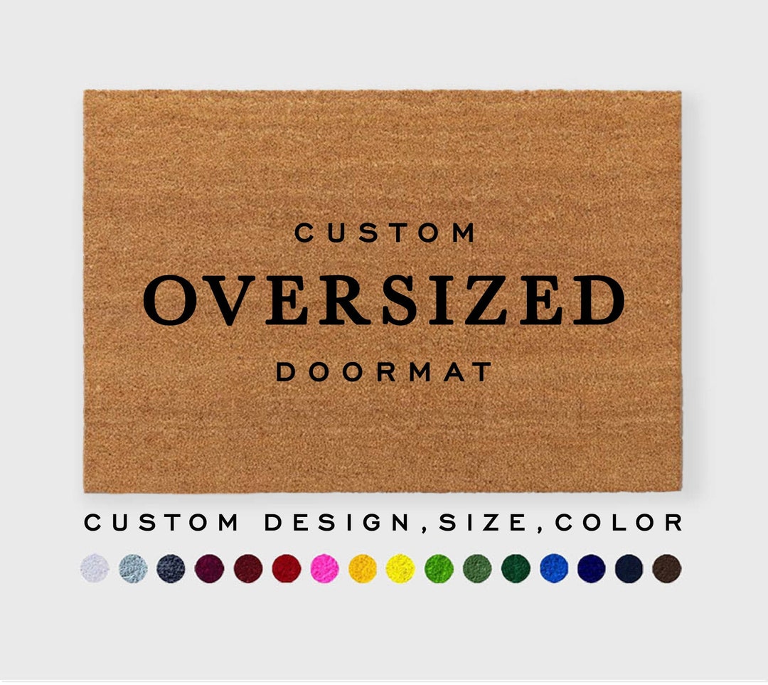 Custom Oversized Doormat,oversized Doormat,large Doormat,extra Large