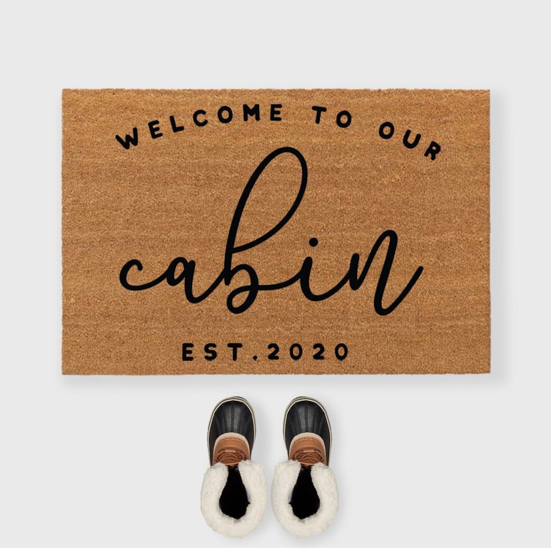 to the Cabin Doormatcabin Mat Mountain House Doormat