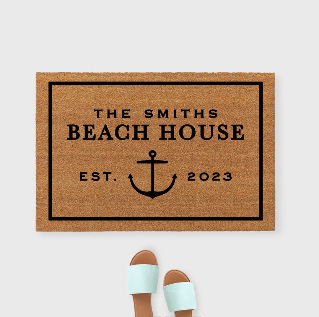 Beach House Doormat, to Our Beach House Doormat, Beach House Decor, Beach Doormat