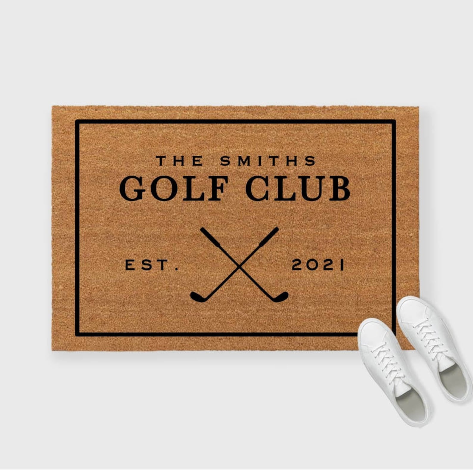 Golf DoormatGolf Club doormat Golf door mat Golf Gifts for Etsy