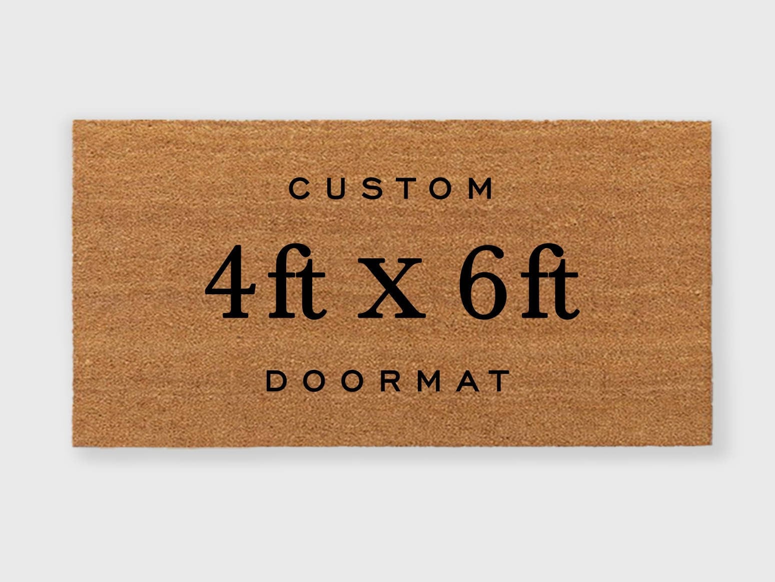 Custom 48 X 72 Inch Doormat,4ft X 6ft Doormat,large Doormat, Extra ...