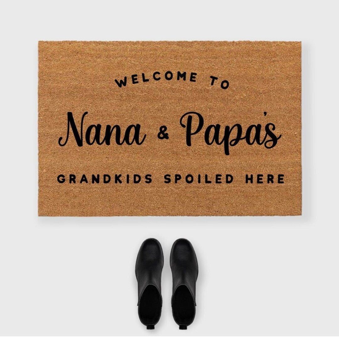 Custom Grandma Doormat,custom Grandparents Doormat,grandma and Grandpa