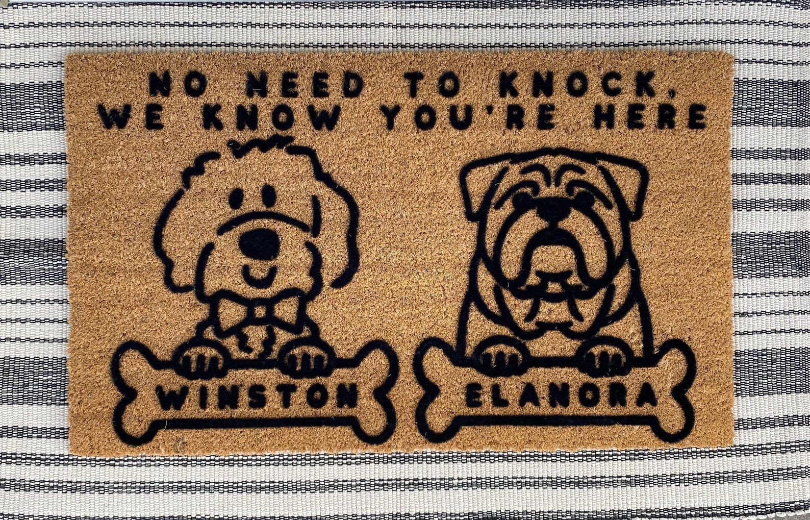Custom Dog Doormat Custom Dog Door Mat Dog Rug Funny Dog Etsy