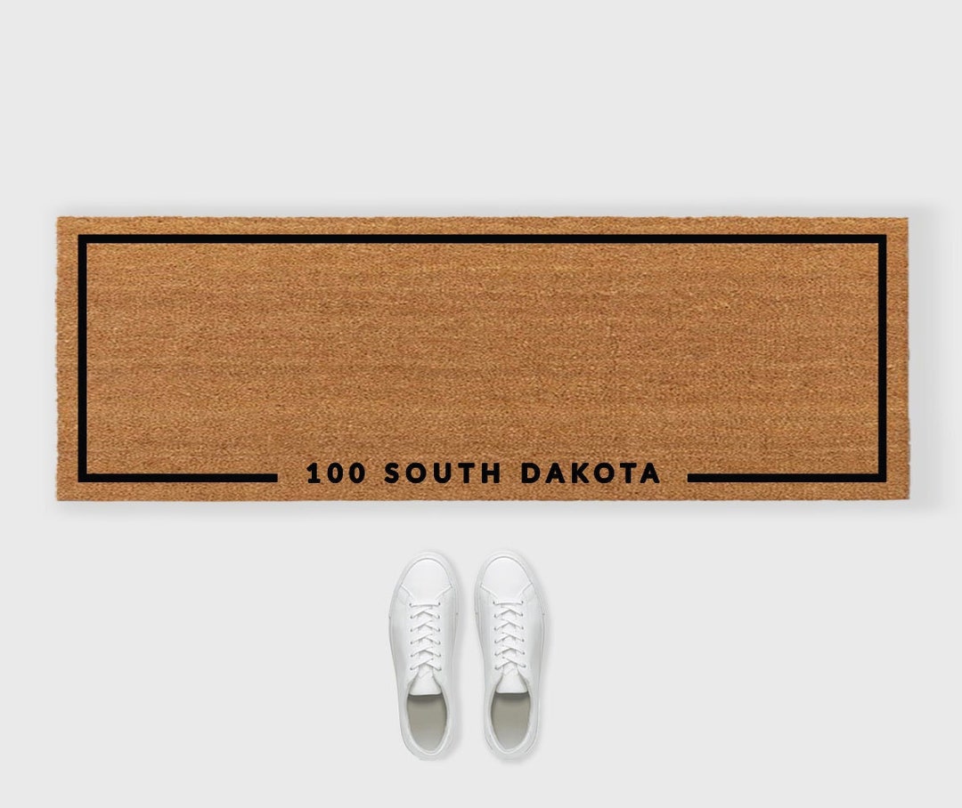 Custom Address Doormat, Personalized Address Doormat, Home Address Doormat, Street Address