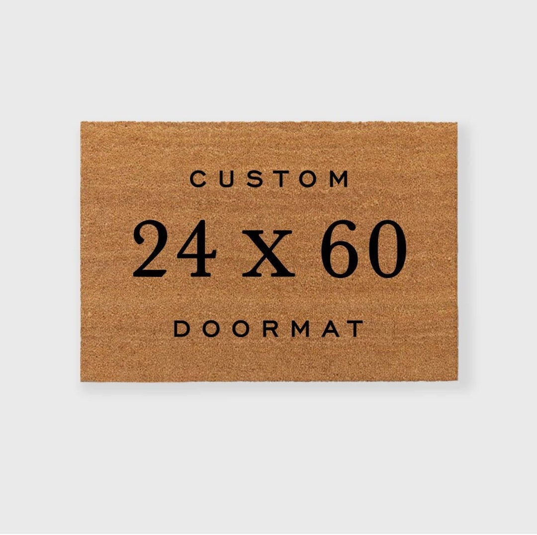 Infinity Custom Mats™ All-Weather Personalized Door Mat - STYLE: MONOG 