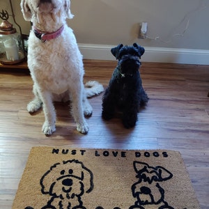 Custom Dog doormat, Custom Dog door mat, Dog Rug, Funny dog doormat, Custom Pet doormat, Cat Rug, Cat doormat, Custom Cat doormat,Funny pet image 7