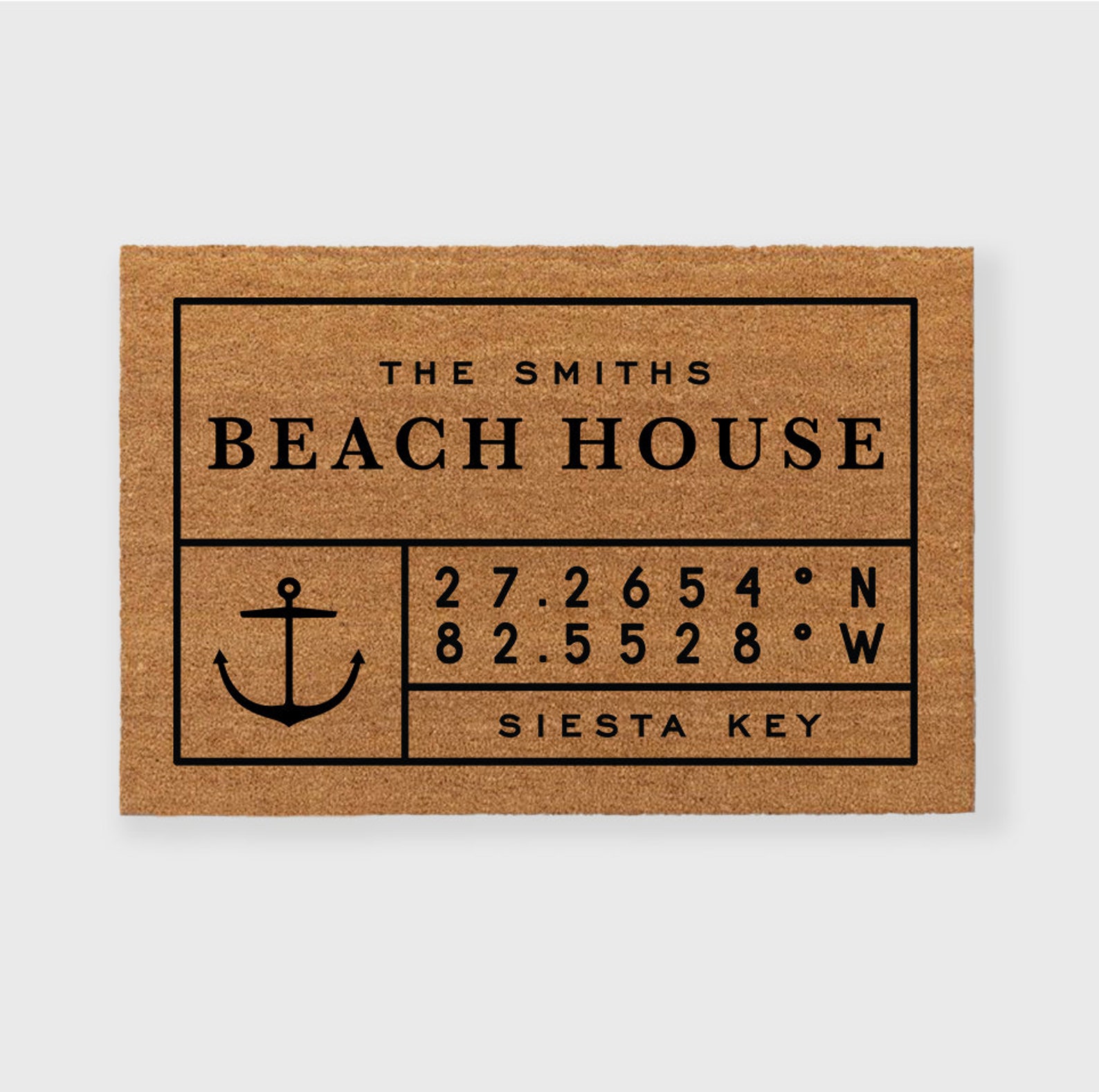Beach House Doormat to Our Beach House Doormat Beach Etsy