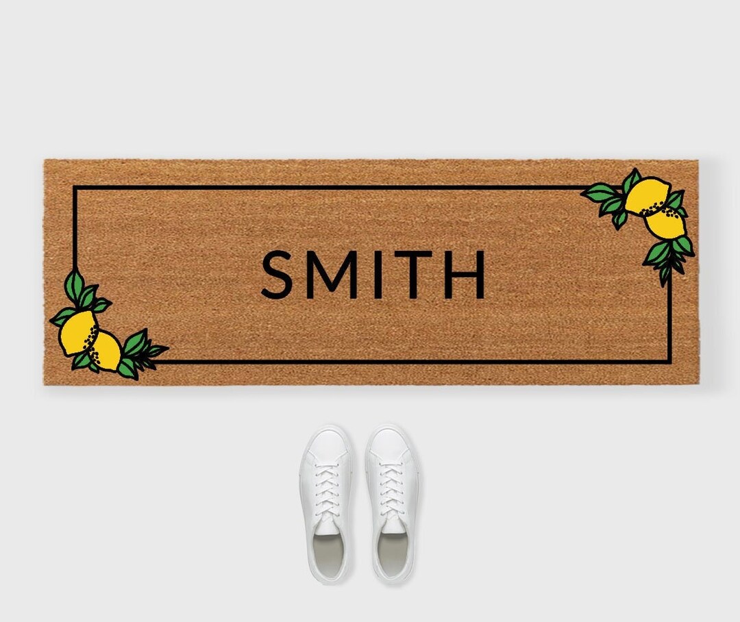 Lemon Doormat,lemons Doormat,summer Doormat,custom 24 X 72 Inch Doormat