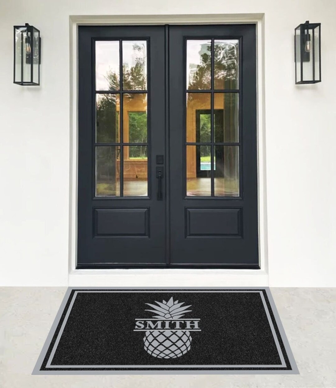 WATERPROOF Custom Pineapple Doormat,pineapple Doormat,pineapple