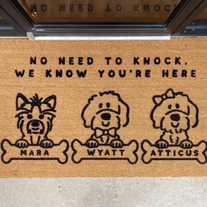 Custom Dog doormat, Custom Dog door mat, Dog Rug, Funny dog doormat, Custom Pet doormat, Cat Rug, Cat doormat, Custom Cat doormat,Funny pet image 5