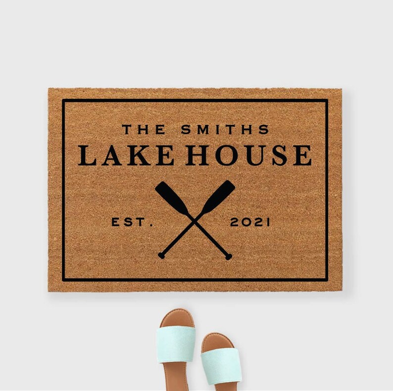 Lake House Doormat Lakehouse Doormat Lake Life Doormat Etsy