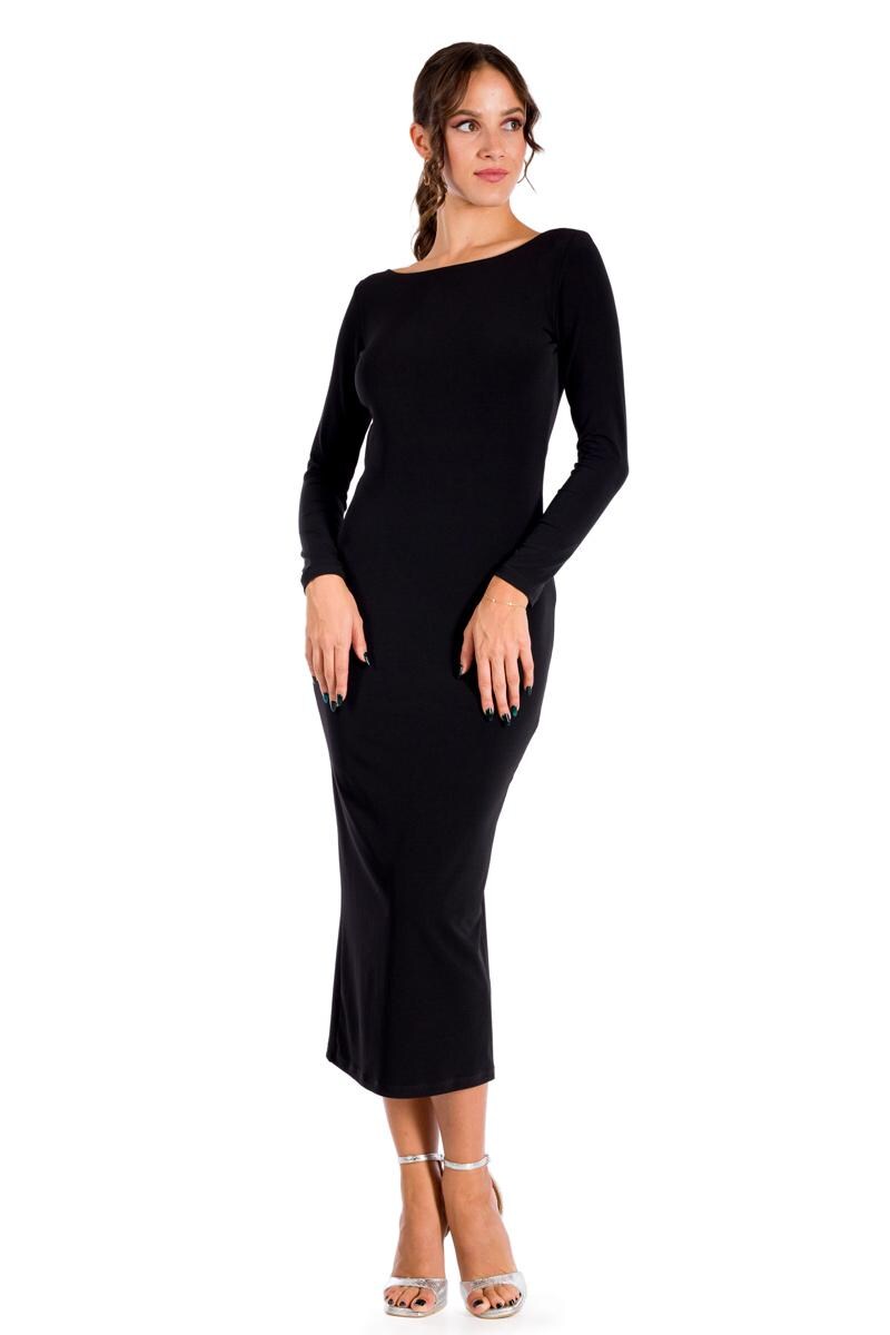 low back midi bodycon dress SPANX Ponte Low-Back Midi Dress  Treehouse On Main