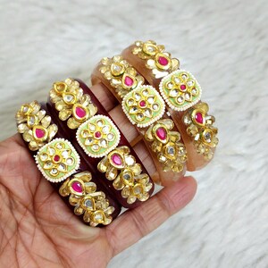 Glass bangles/kundan work glass bangles/crystal bangles