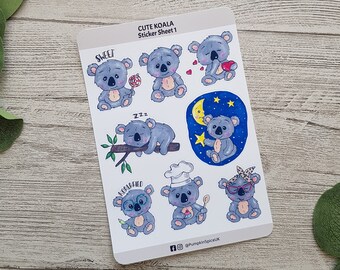Kiri /& Koala Stickers 2pkts Gift Ideas Sticker | Crafting Scrapbooking Ideas Stickers