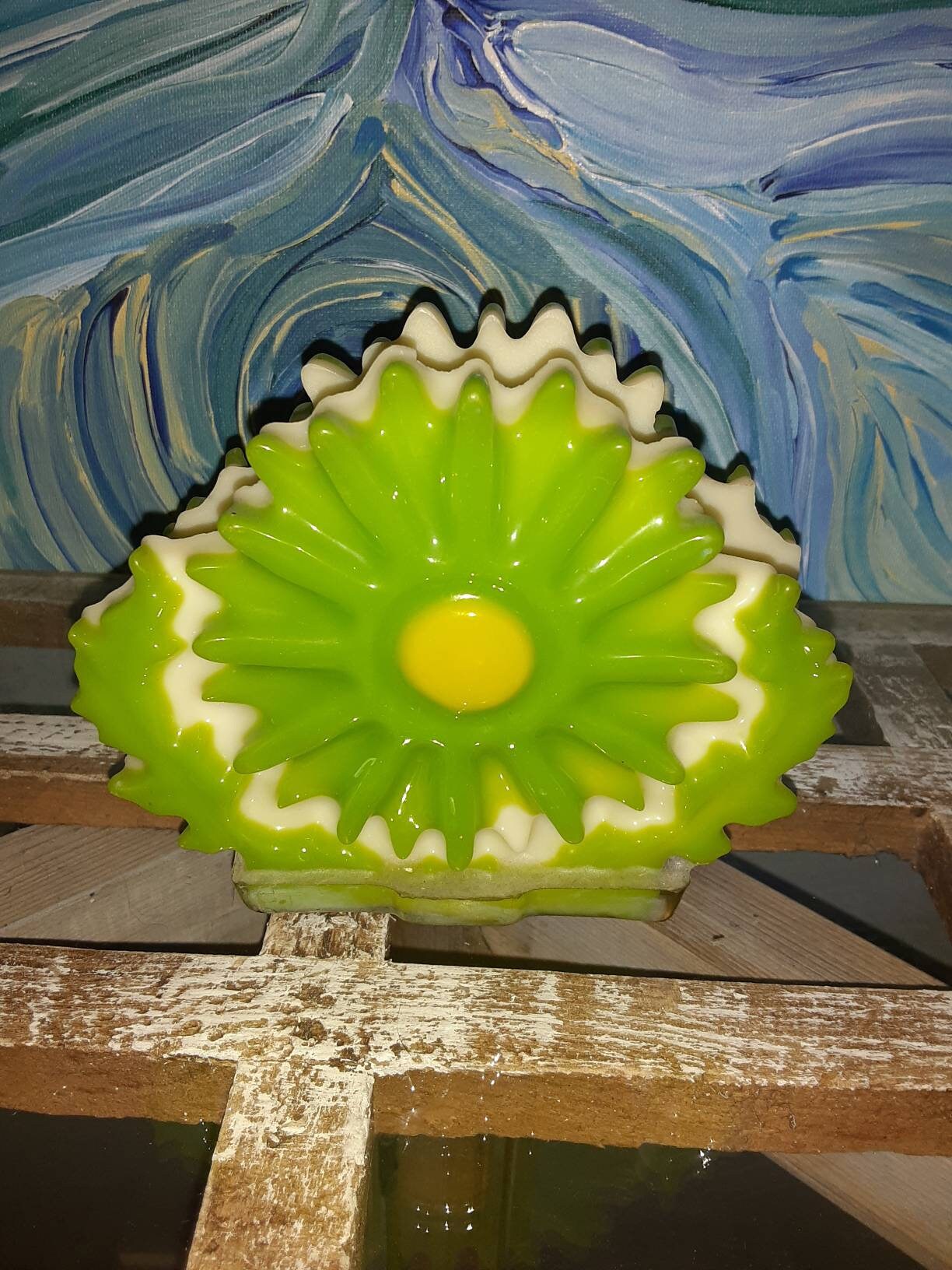 Lucite resin napkin holder vintage Etsy