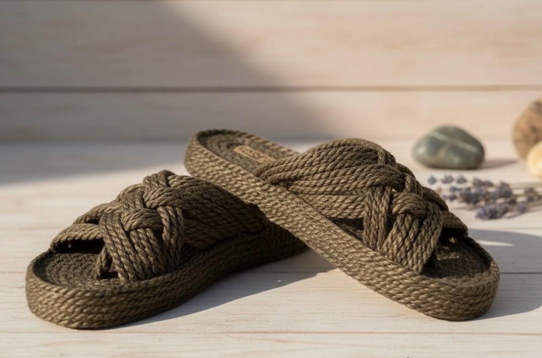 Handmade Bohemian Rope Sandals for Men | Lightweight, Waterproof, Eco ...