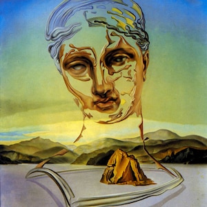 Salvador Dali Canvas, Dali Birth of a divinity Canvas Wall Art Print Framed, Dali Reproduction Print