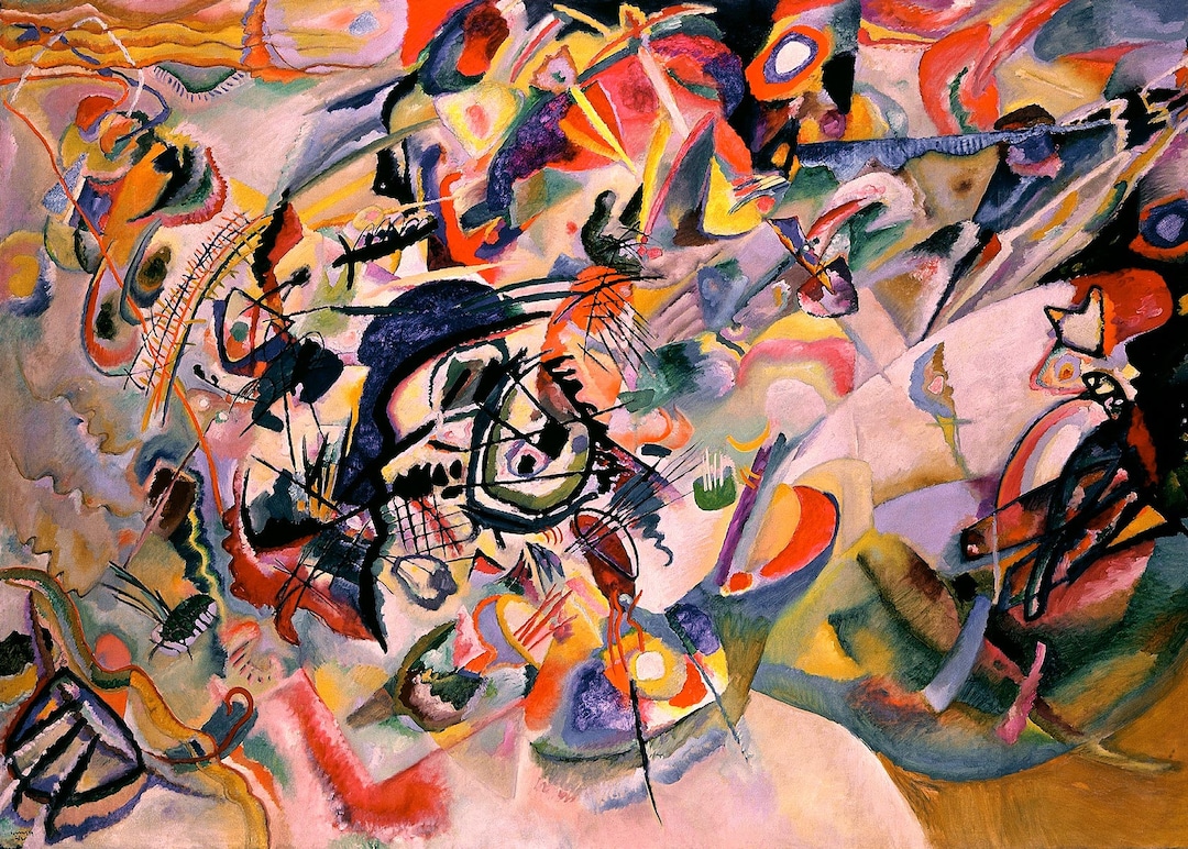 Kandinsky Composition VII Wall Art, Wassily Kandinsky Reproduction