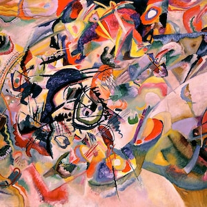 Kandinsky Composition VII Wall Art, Wassily Kandinsky Reproduction Print