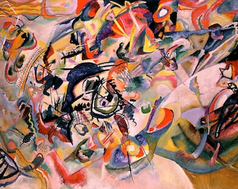Kandinsky Composition VII Wall Art, Wassily Kandinsky Reproduction Print