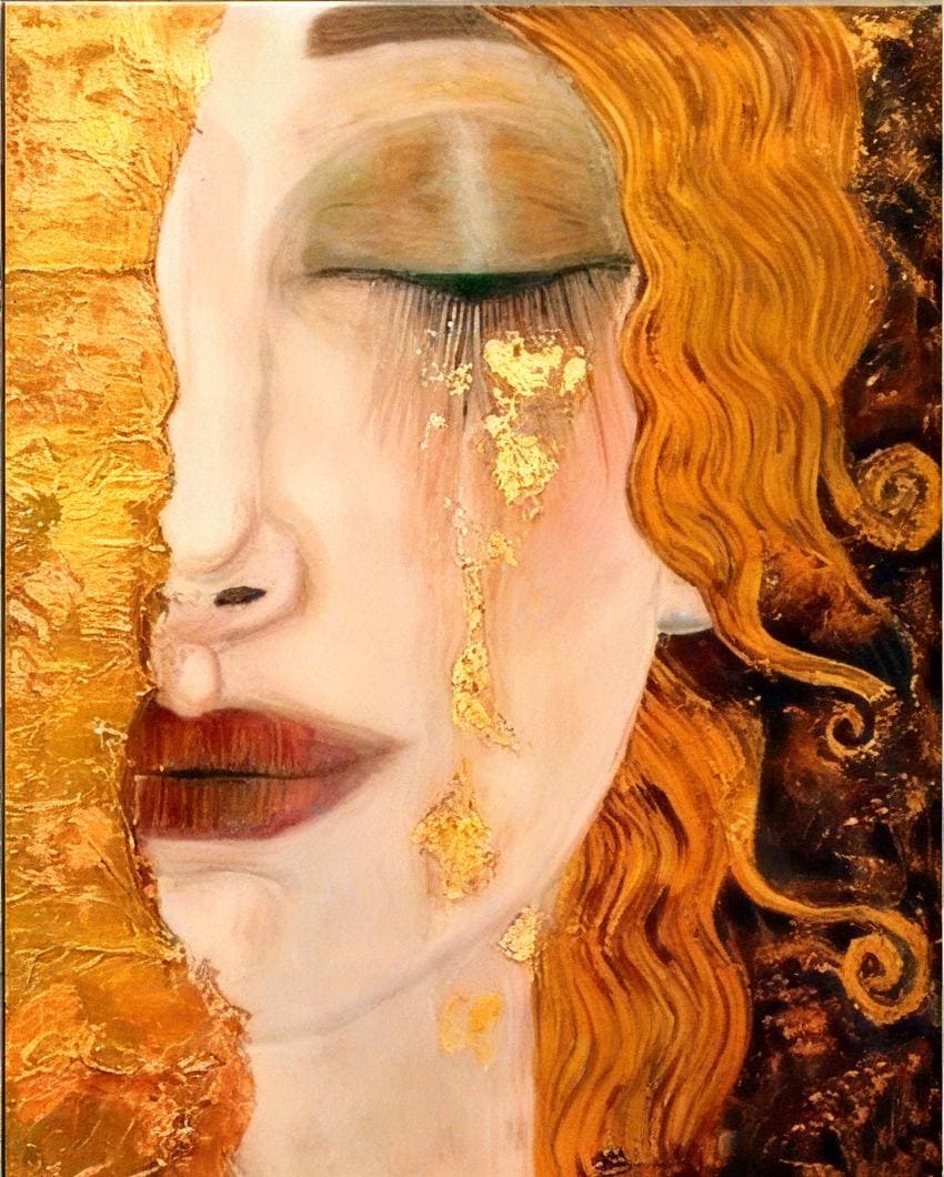 Gustav Klimt【リアムンクの肖像III】lithograph直筆サイン File:Portrait of Ria Munk III, by Gustav Klimt, 1917