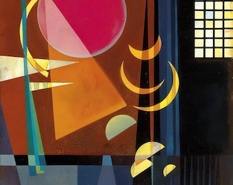 Kandinsky Scharf Ruhig Wall Art, Wassily Kandinsky Reproduction Print