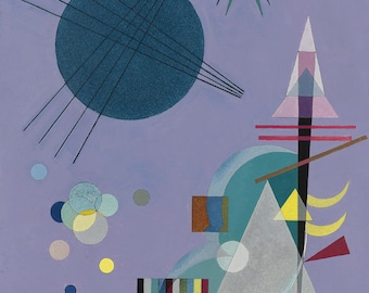 Kandinsky Violet Grun Wall Art, Wassily Kandinsky Reproduction Print