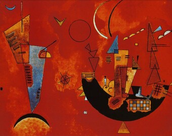 Kandinsky Mit und Gegen Wall Art, Wassily Kandinsky Reproduction Print