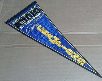 St.Louis Rams Super Bowl XXXIV (34) Champions Pennant - Full size
