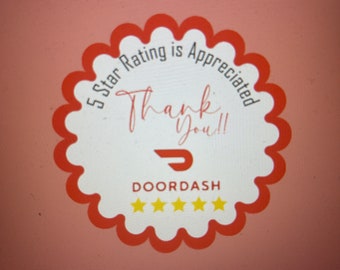Downloadable Door Dash Stickers !! Instant Download