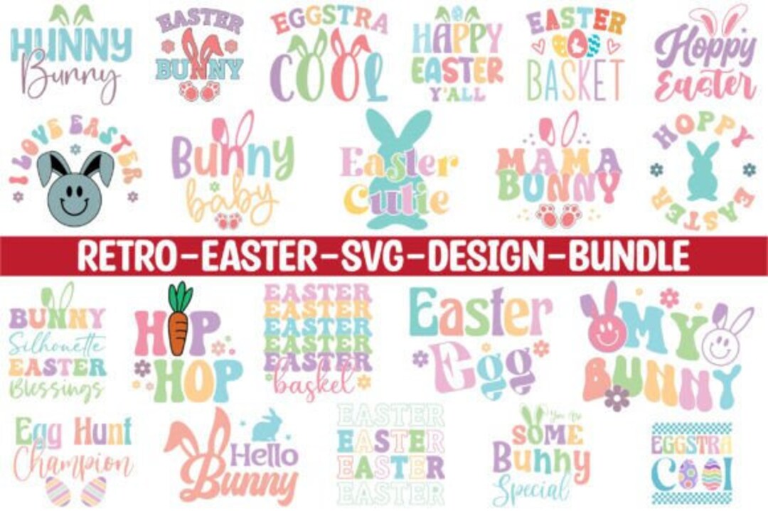 50+ Easter Bundle PNG / SVG File - Etsy